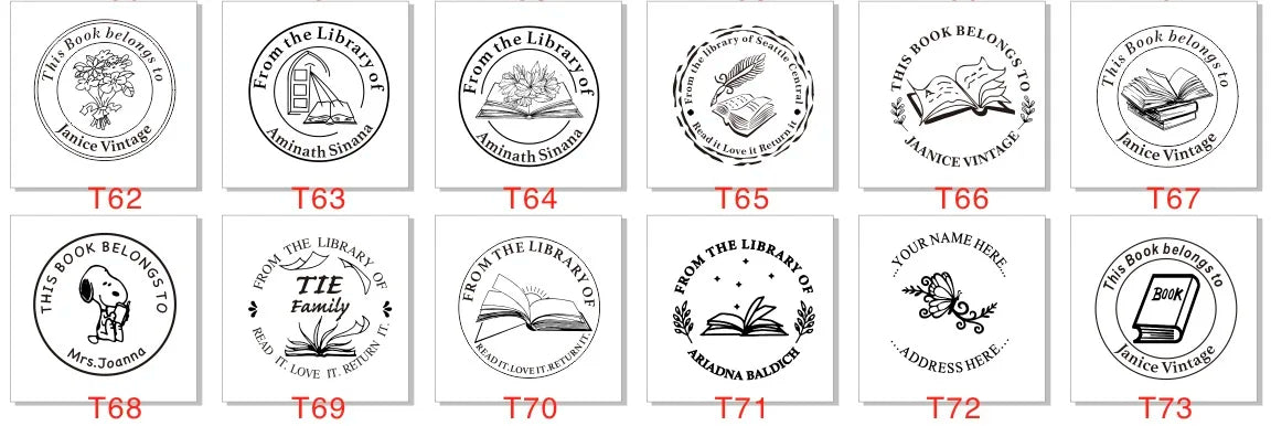 Custom Embosser Stamp, from the library embosser, Personalized Book Embosser, custom logo,Magic school, gift for book lover