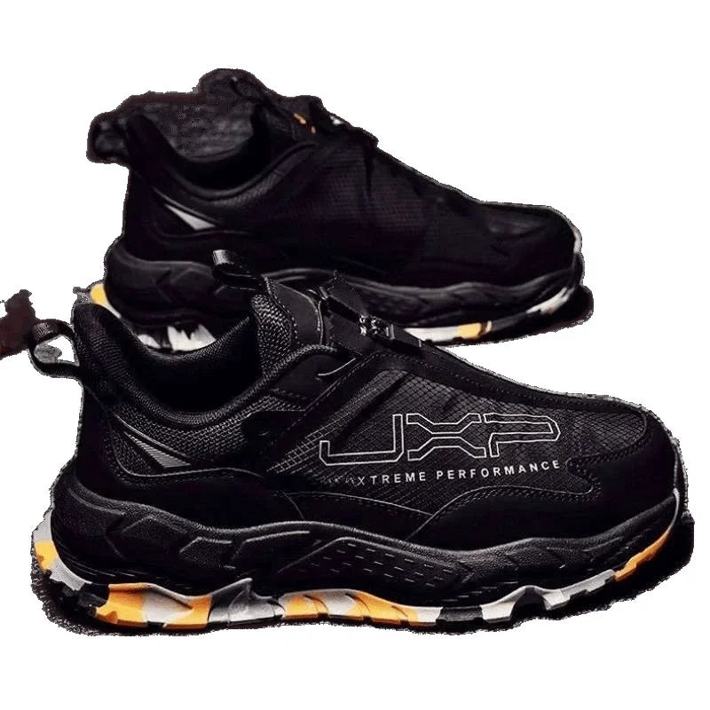 Men's  Shoes Summer New Style 2026 Thick Bottom Shock Absorption Sports Climbing Shoes Casual Wear Resistance Mesh Lining