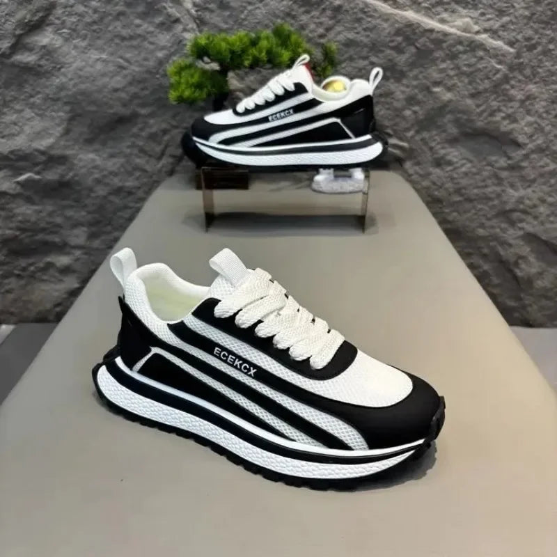 New Men's Sneakers 2026 Mesh Breathable Sport Running Shoes Luxury Brand Casual Shoes for Men Tennis Training Shoes