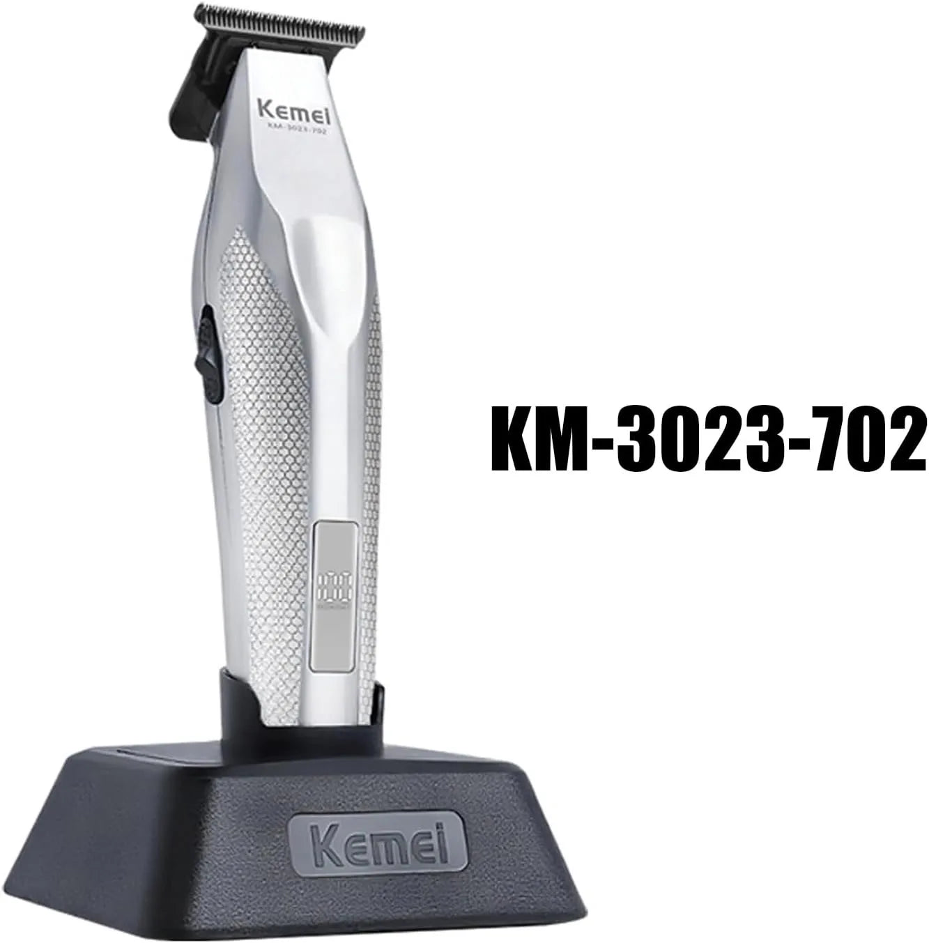 Kemei Barber Professional Hair Clipper and Hair Trimmer Combo Electric Men Zero Gapped Trimmer Fade Finish Hair Cutting Machine