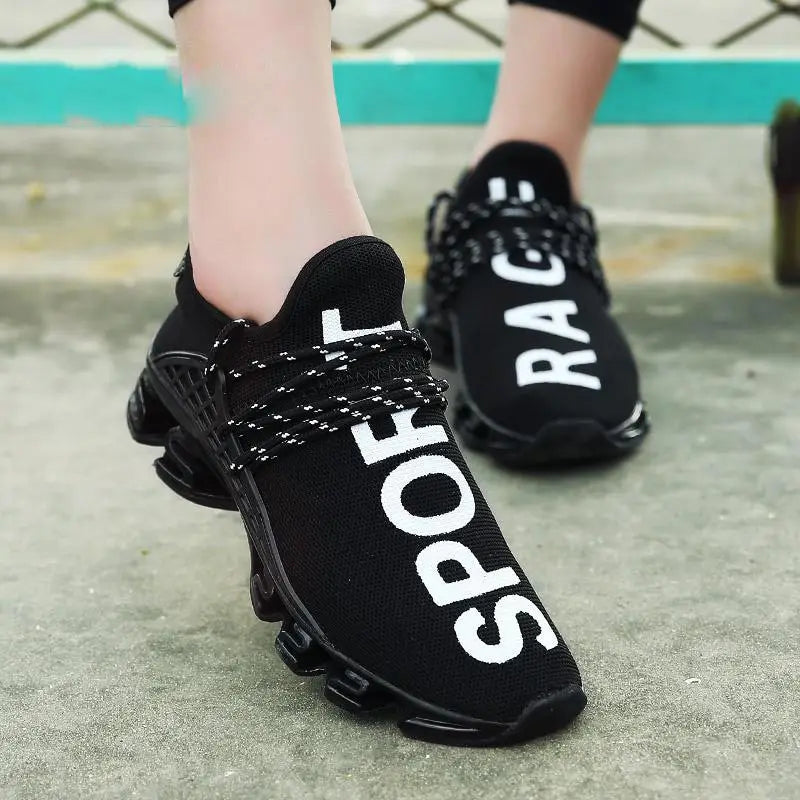 New collections 2025 Oversize Summer Air Cushion Rubber Hard-wearing Men Sneakers Men's Running Shoes Sport Women Sports Shoes for Men Black GMB-0166