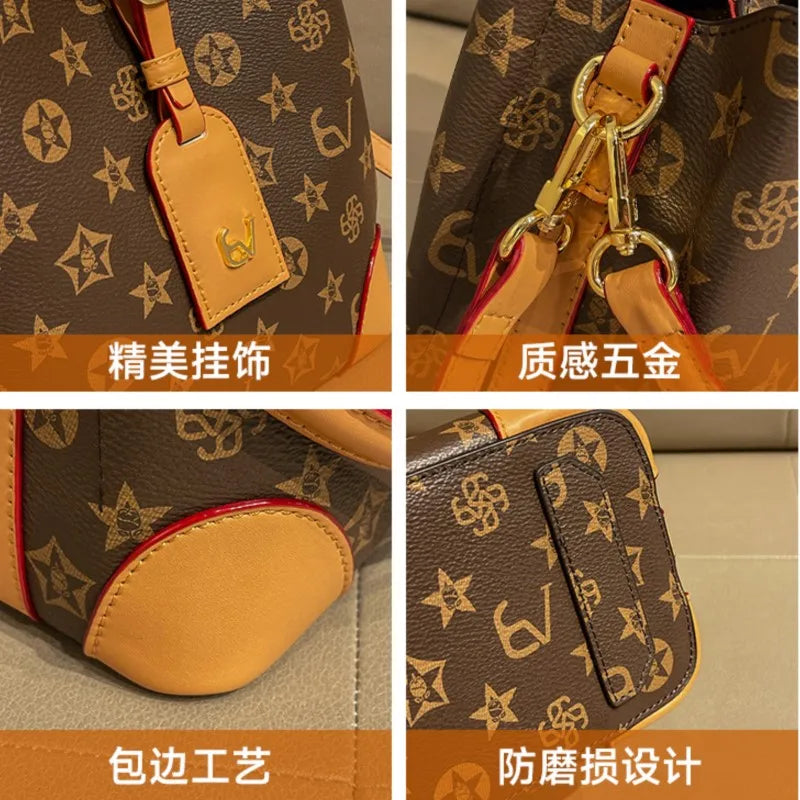 Light luxury brand handbag 2024-2025 new autumn and winter high-end fashion designer bucket bag, single shoulder crossbody bag FREE SHIPPING