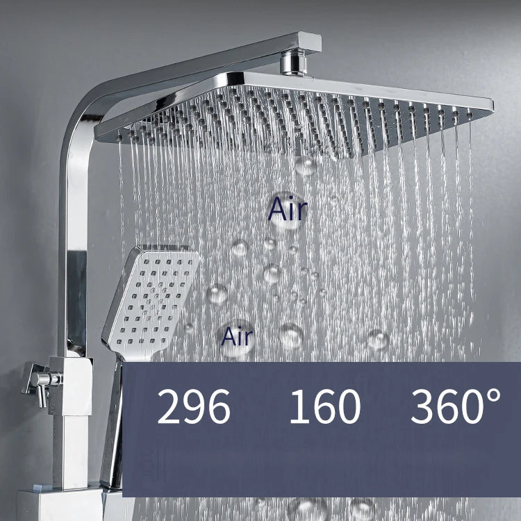 New 2024-2025 Chrome Digital Bathroom Shower System for Bathroom Accessories Brass Bathroom Mixer Faucet Thermostatic Digital Shower Set Plus FREE SHIPPING