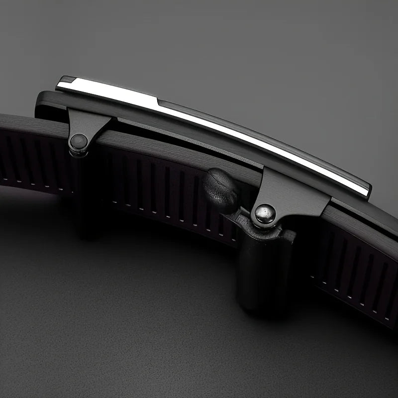 Stylish Men's PU Leather Belt - Fashion Belts for Daily Life, Leisure, Party, Festival, Work, and Business Automatic Buckle