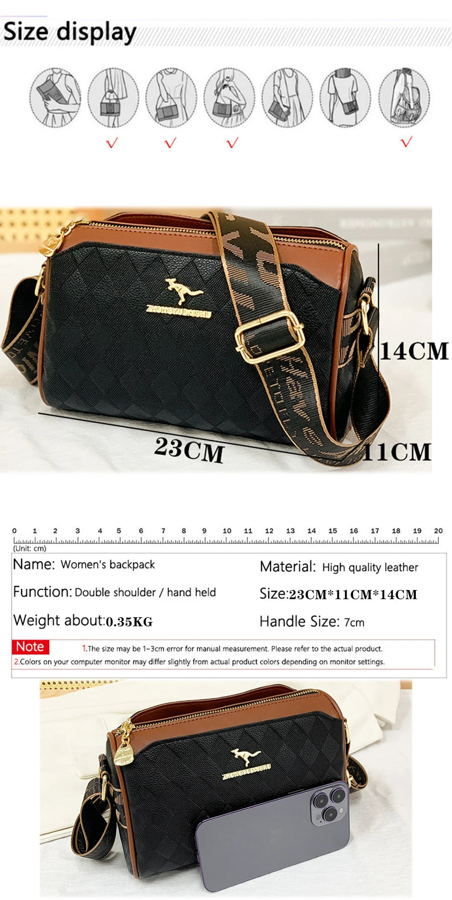 FREE SHIPPING New collection 2024-2025 Luxury High Quality Women Messenger Bag Famous Designer Lady Shoulder Bags Fashionable Checkered Trendy Crossbody Bolsas Sac A