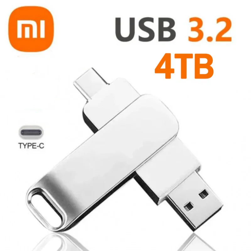 Xiaomi 16TB Flash Drive Usb 3.2 Super High Speed Metal Transfer U Disk Pen Drive Waterproof Type C Disk SSD USB Drive Disk WHEN YOU BUY ONE WE WILL OFFER YOU A FREE LAPTOP STAND GIFT ORDER NOW BEFORE THIS PROMOTION END