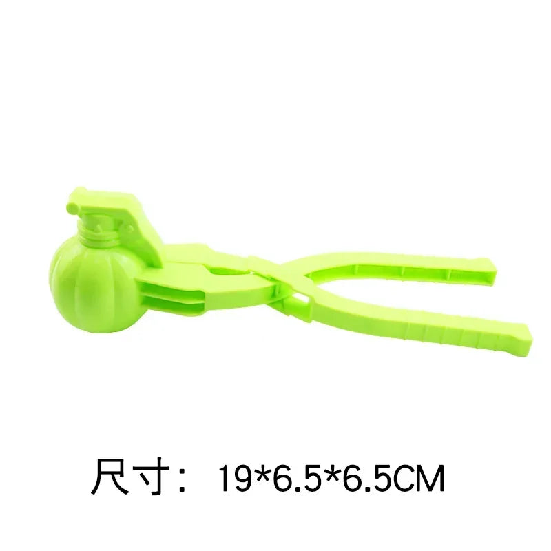 Cute Duck Shaped Snowball Maker Clip Children Outdoor Plastic Winter Snow Sand Mold Tool for Snowball Fight Outdoor Fun Sports