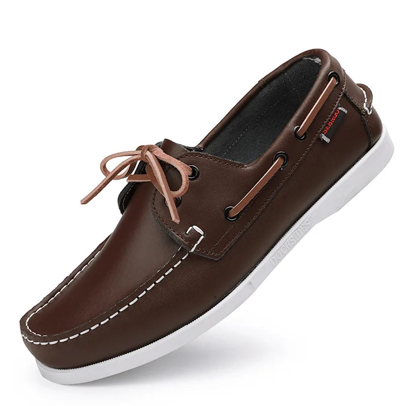 SEBAGO DOCKSIDES NEW 2024 Mens Casual Genuine Suede Leather Docksides Classic Boat Shoes Loafers Shoes Handmade shoes High Quality Tenis Masculino Adult