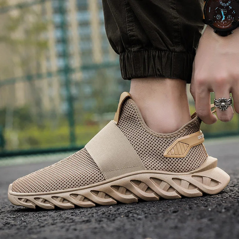 Summer Plus Size 39-46 Men Shoes Breathable Sneakers Casual Mesh Shoes Non-slip Walking Shoes Lightweight Footwear  Extra