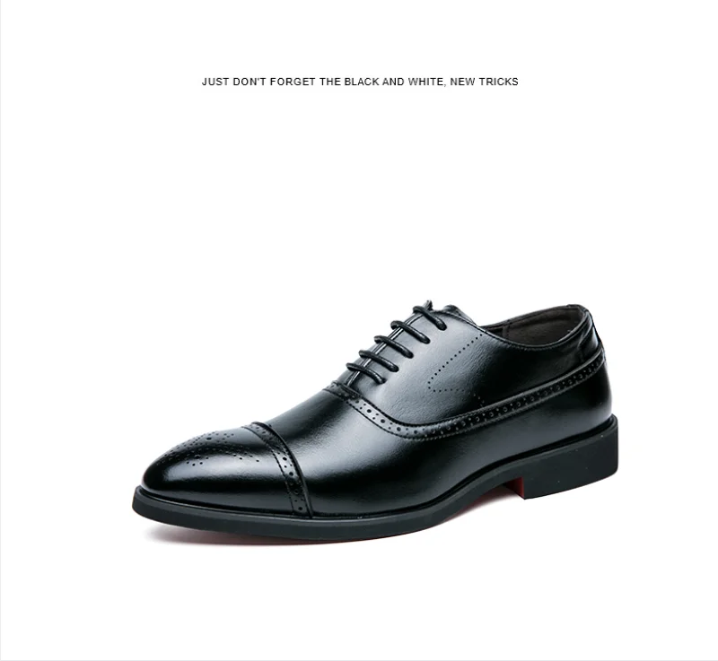 New Collections 2024-2025 Oxfords Men Shoes Red Sole Fashion Business Casual Party Banquet Daily Retro Carved Lace-up Brogue Dress Shoes