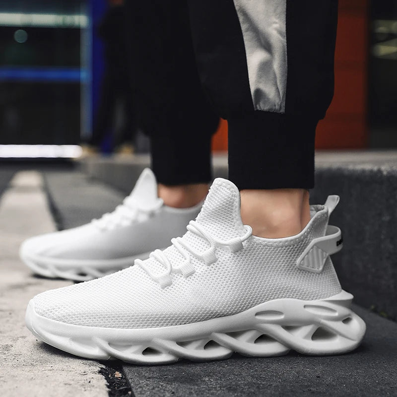 MAEDEF Casual Shoes Men Sneakers Running Shoes Non-slip Mesh Breathable Summer Outdoor Sports Shoe Anti Slip Walking Male Shoes