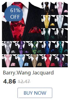 Fashion Silk Men Tie Green Teal Blue Solid Paisley Striped Plaid Floral Animal Necktie Handkerchief Cufflinks Set Barry. For Wedding