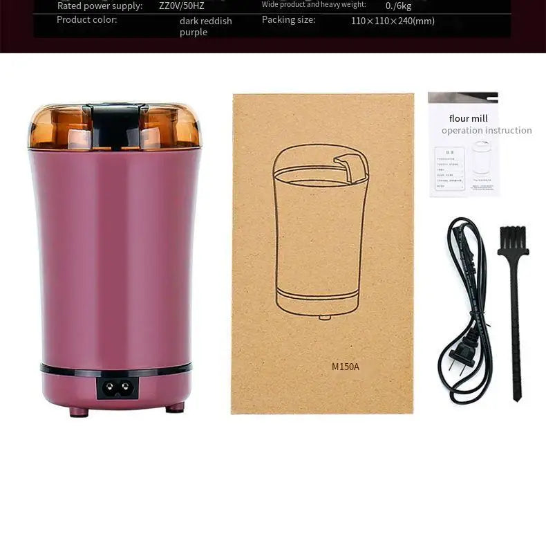 Mini Portable Electric Grinder Food Bean Research Seasoning Multifunctional Coffee Bean Grinding Home Grinder Kitchen Tools