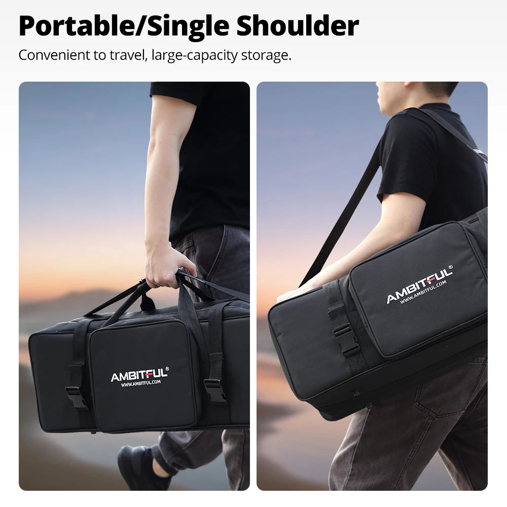 Portable Carry Bag Studio Flash Light & Tripod Light Stand Carry Bag for Photography Studio Flash Bag Kits