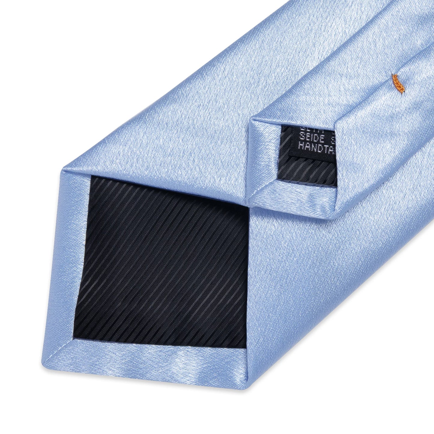 4Pcs Solid Green Brown Black Blue Red Satin 8cm Men Tie Set Handkerchief Cufflinks Wedding Party Accessories Gift for Husband