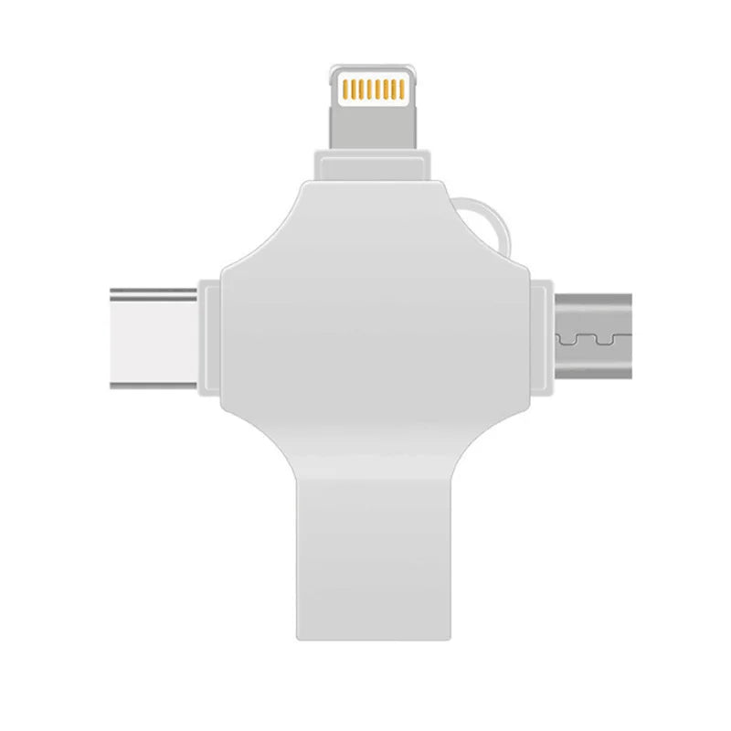 4-in-1 USB  Android/TYPE-C/USB3.0/OTG, 1M+ Cycles, High-Speed 17-90MB/S, Wide Temp Range, Fast Ship, Great Service WHEN YOU PURCHASE ONE WE OFFER A FREE LAPTOP STAND AS A GIFT