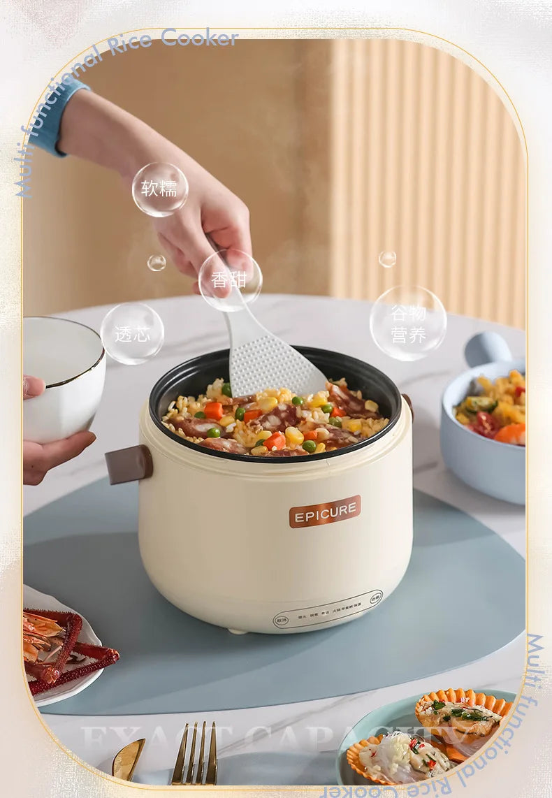 220V Electric Sugar Drained Rice Cooker Home Non-stick Electric Low Sugar Rice Cooker & Sugar draining inner Multi Cooker 1.7L