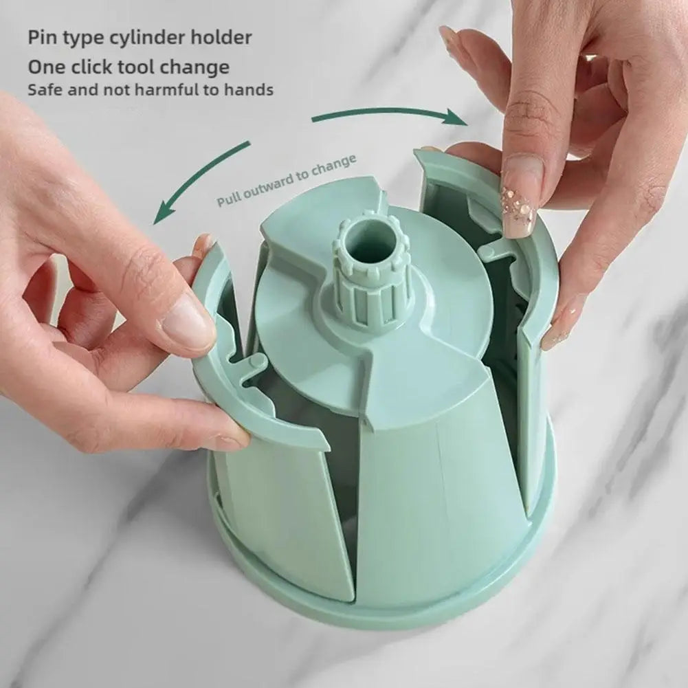 New 2025 5 In 1 Rotary Cheese Grater With Handle Manual Vegetable Graters Shredder Slicer Nuts Grinder With Strong Suction Base