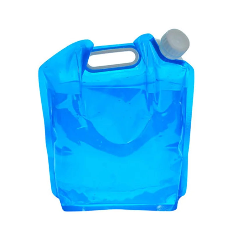 5L/10L Outdoor Camping Water Bag Foldable Water Container Water Can Portable Folding Travel Water Bucket Picnic BBQ Water Tank
