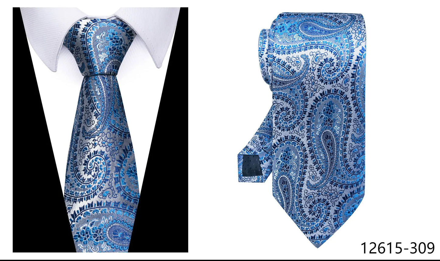 100% Silk Brand Tie Men High Grade Hot sale Woven Silk Gravatas Beige Suit Accessories Men Polka dot  Easter Day Necktie Cravate