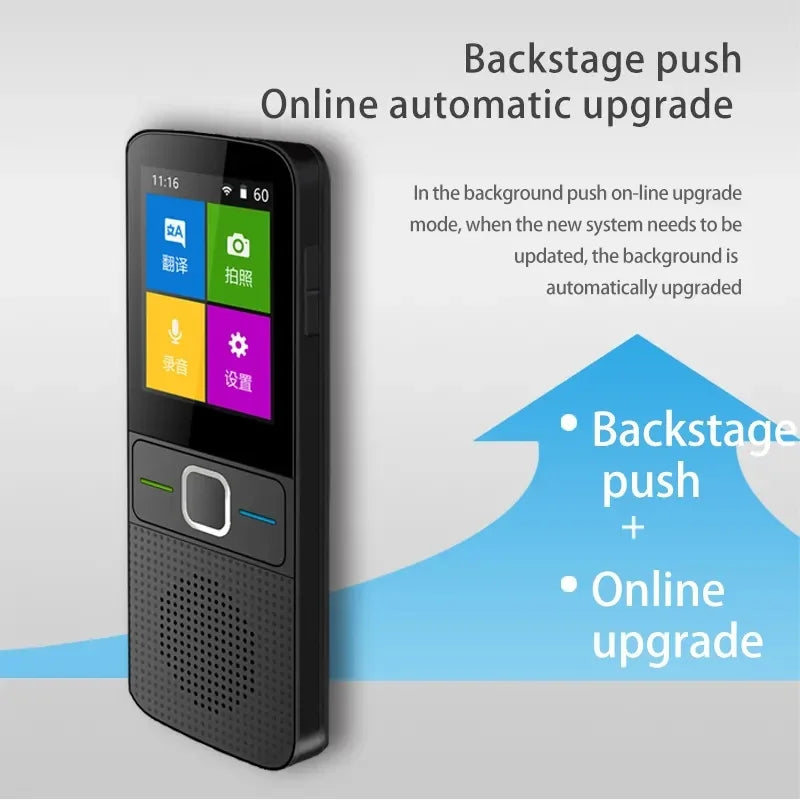 AMAZONY 2024 Smart Voice T10 Translator Machine 137 Multi Languages in Real Time Online Instant Off Line Translation AI Learning Conversion