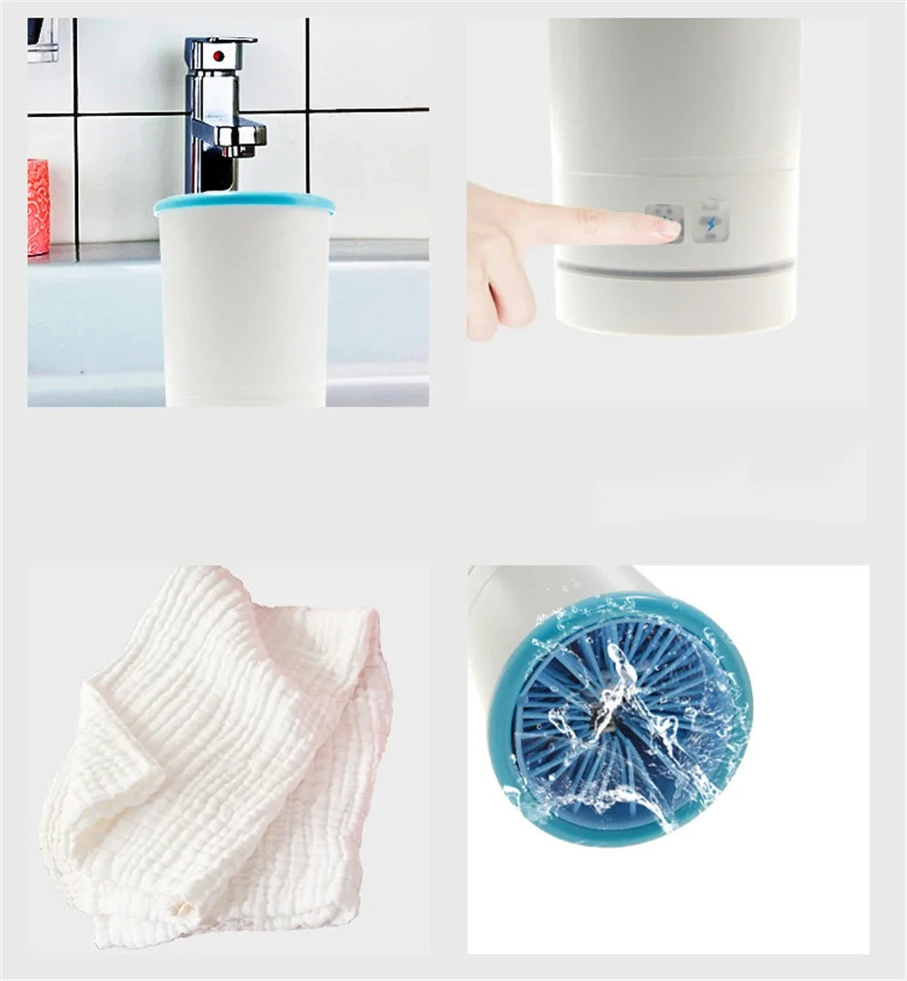 Pet Foot Cleaning Cup Quickly Wash Low Noise Dog Cat Washer Paw Cleaner 3.7V Automatic Electric Portable Pet Cleaner Accessories