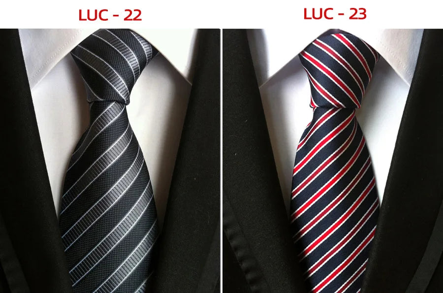 8cm Men's Tie Silk Plaids Floral Luxury Necktie Striped Ties For Men Business Formal Dresses Wedding Accessories Boy Tie