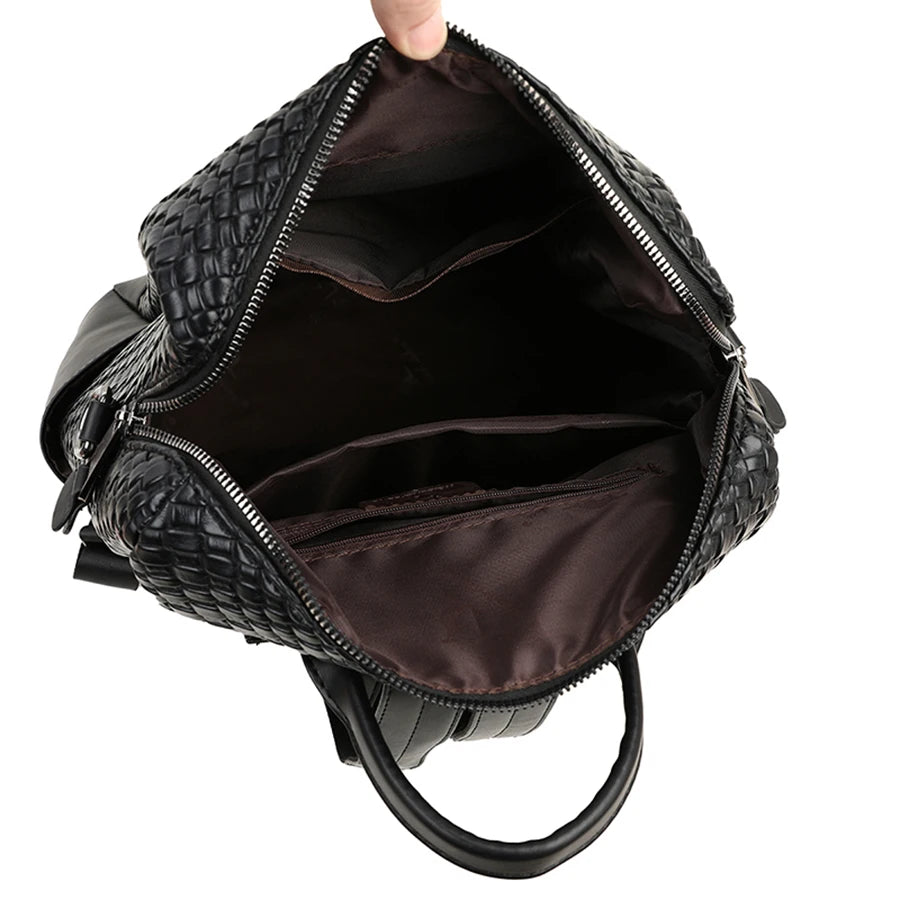 Brand New Collection 2024-2025 Luxury Women's Designer Brand Backpack With Large Capacity And Multifunctional Travel Backpack High Quality Leather Girl Mochila FREE SHIPPING