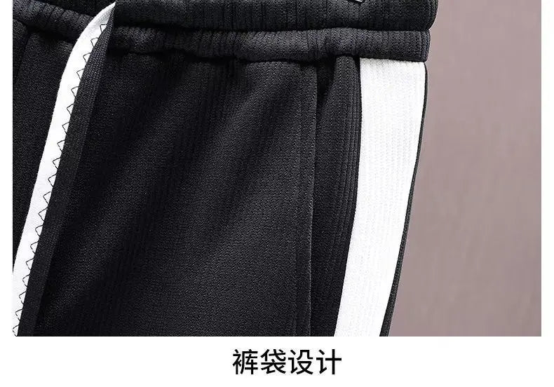 2025 Fashion Men's Tracksuit Autumn Long Sleeved Red Sweatshirt Sports Pants 2 piece Set Mens Casual Suit  Jogging Men Clothes