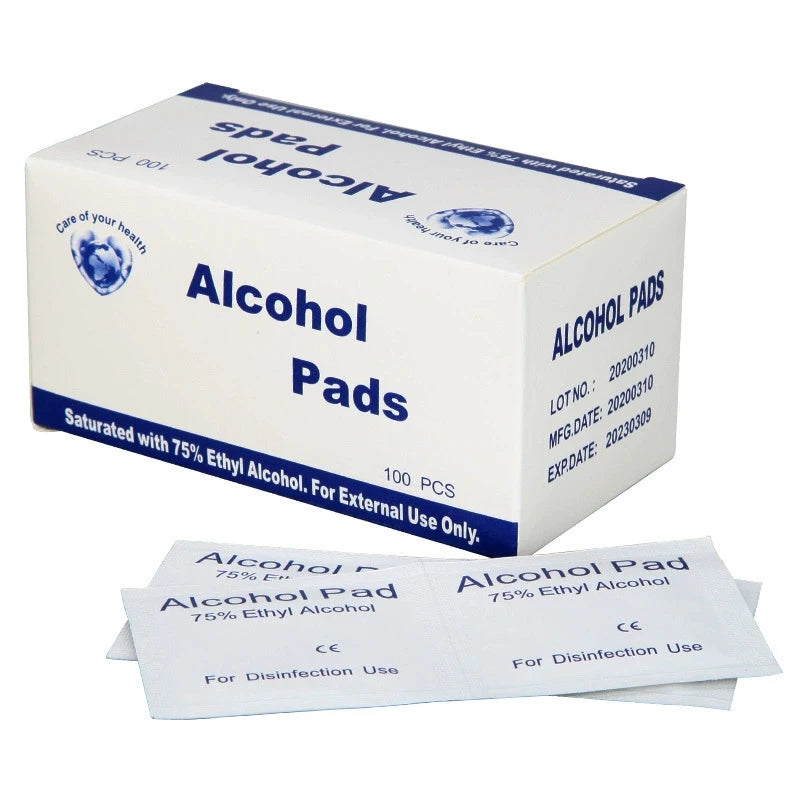Disposable Convenient Alcohol Cotton Pads For Cleaning Mobile Phone Screens, Camera Screens Digital Device Screens Alcohol Wipe