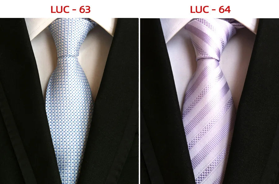 8cm Men's Tie Silk Plaids Floral Luxury Necktie Striped Ties For Men Business Formal Dresses Wedding Accessories Boy Tie