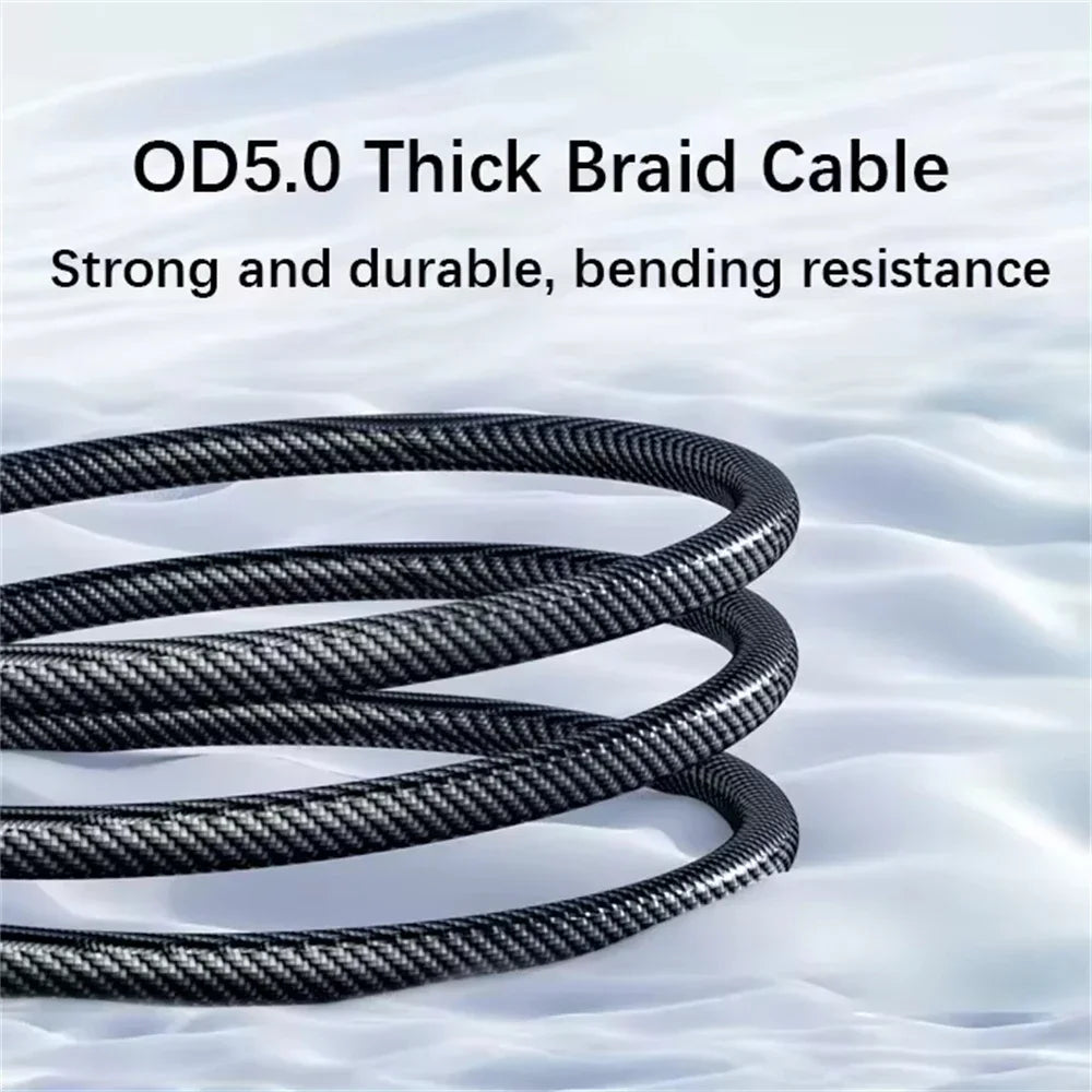 1PCS 120W Type C to Type C Super Fast Charging Cable for Phone with LED Display USB Data Cable to Type C for huawei oppo vivo