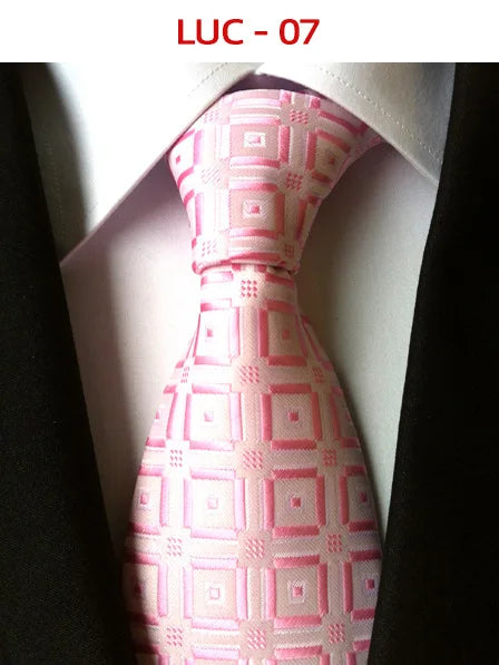 8cm Men's Tie Silk Plaids Floral Luxury Necktie Striped Ties For Men Business Formal Dresses Wedding Accessories Boy Tie