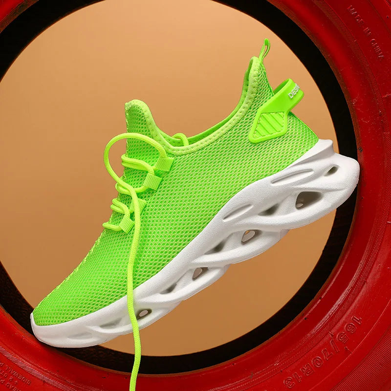 MAEDEF Casual Shoes Men Sneakers Running Shoes Non-slip Mesh Breathable Summer Outdoor Sports Shoe Anti Slip Walking Male Shoes