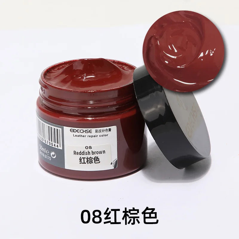 50ml Car Care Leather Skin Refurbish Repair Tool Auto Seat Sofa Coats Holes Scratch Cracks Restoration Cream Repair Paste