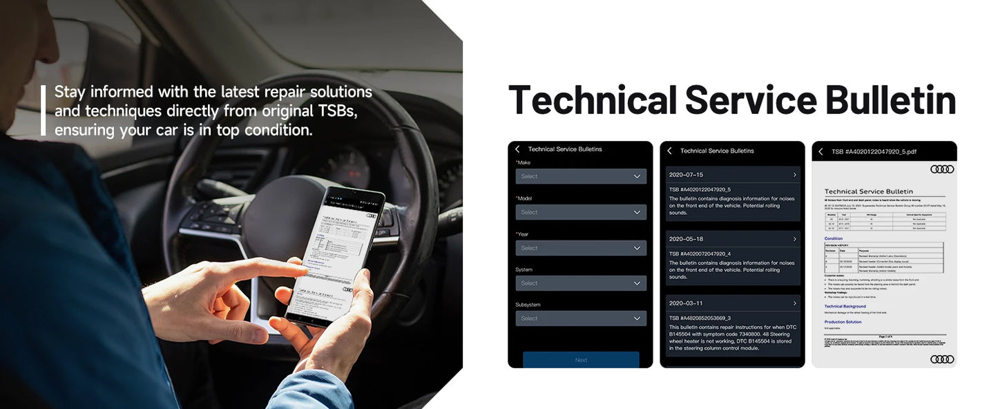TOPDON Carpal OBD2 Scanner Bluetooth for Car All System Diagnostic Tool iOS Android Vehicle Health Check Smog Check Battery Test