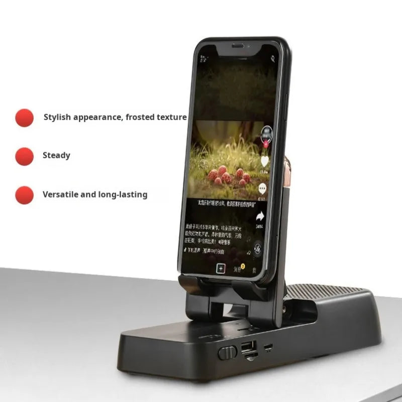 Multifunctional desktop cell phone stand lazy tablet with bluetooth sound desktop stand