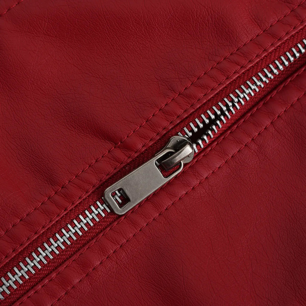 Faux Leather Jackets for Women 2024 Autumn Moto Biker Zipper Jacket Spring Motorcycle Coat Army Green Brown Red Jaqueta Feminina