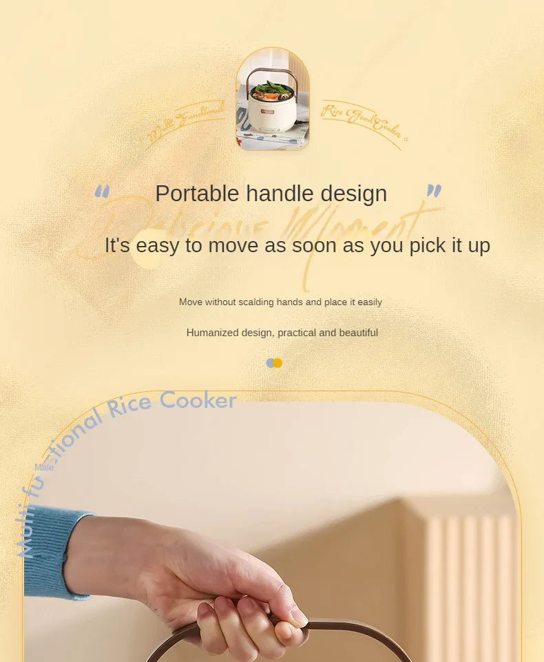 220V Electric Sugar Drained Rice Cooker Home Non-stick Electric Low Sugar Rice Cooker & Sugar draining inner Multi Cooker 1.7L