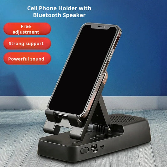 Multifunctional desktop cell phone stand lazy tablet with bluetooth sound desktop stand