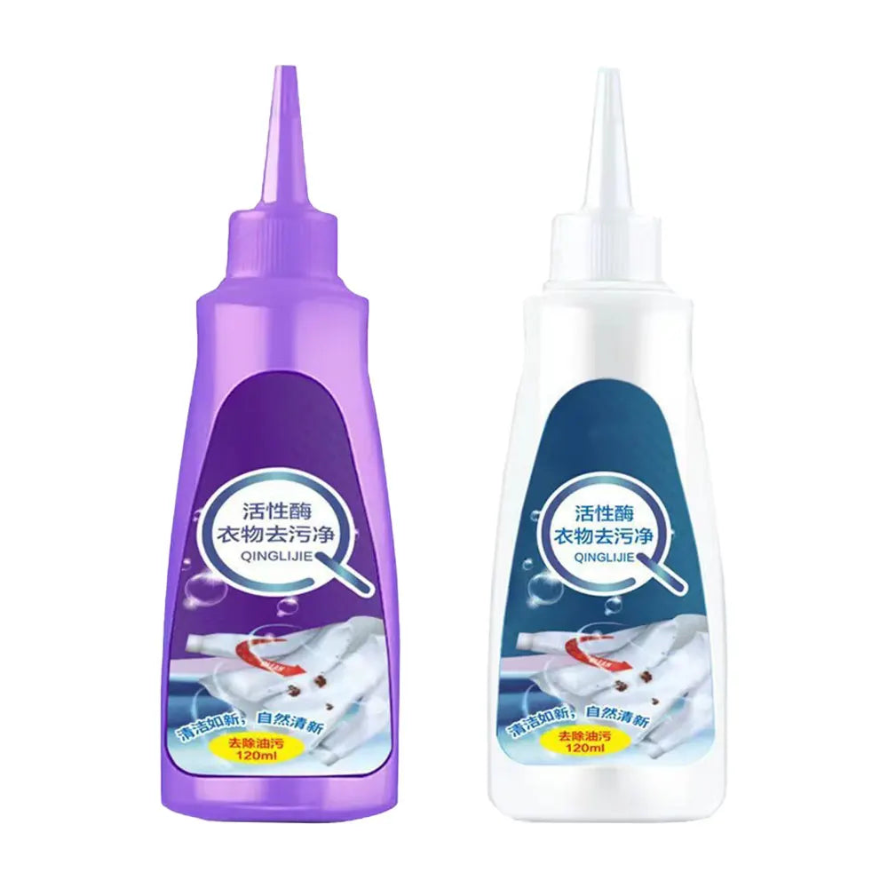 NEW 2024-2025 120Ml Laundry Stain Removers Spray Portable Active Enzyme Clothing Stain Removal Agents for Down Jacket T-Shirt