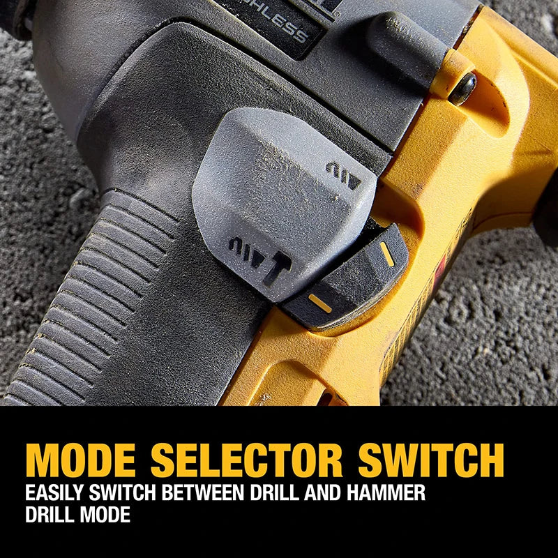 DEWALT DCH172 Brushless 20V Portable Hammer Impact Drill Shock Absorption Design 16MM ATOMIC Compact Drill Power Tools
