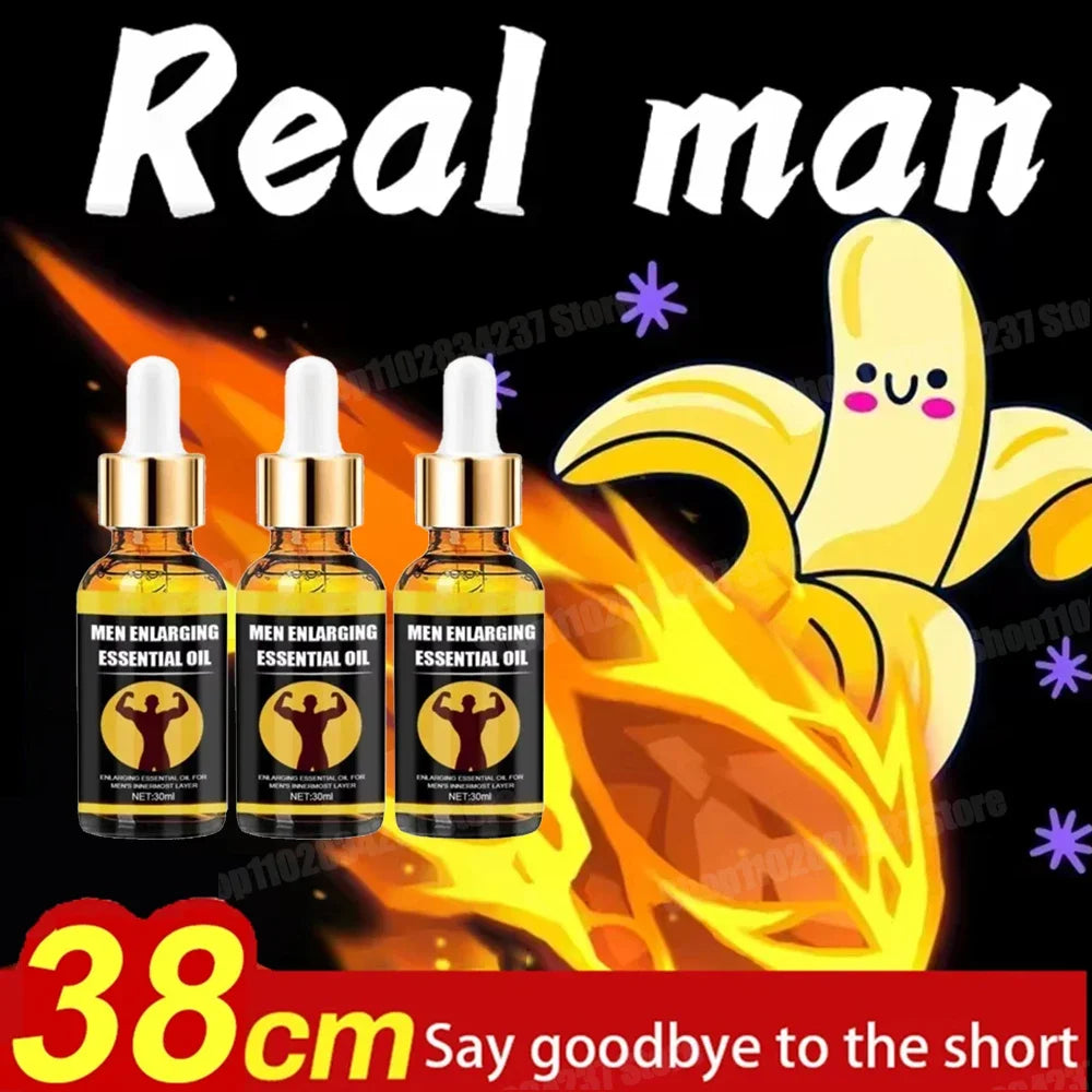 Men's enlargement massage oil lasts longer, size is larger, growth extension oil XXXL long-lasting enhancement of sex vitality