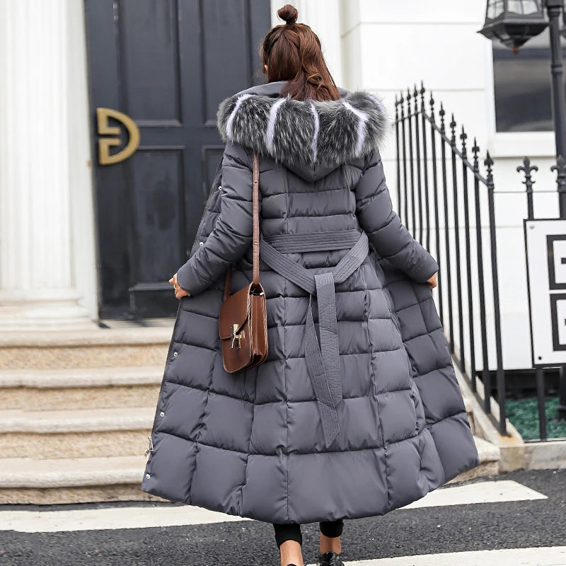 2024 - 2025  New Arrival Fashion Slim Women Winter Jacket Cotton Padded Warm Thicken Ladies Coat Long Coats Parka Womens Jackets