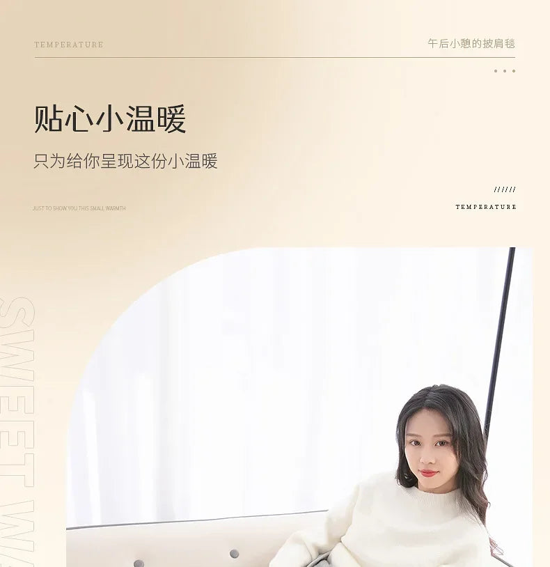 New 2024 Home Decor Wearable Warm Plaid Thin Blanket Fleece Blankets with Button Thicken Winter Warm Throw Blankets for Beds Sofa