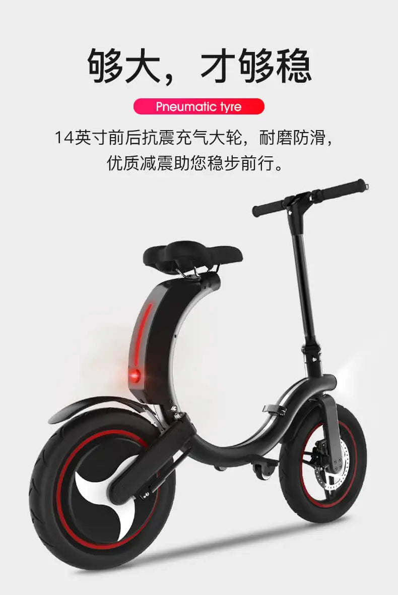 New 2025 Moped Folding Intelligent Mini Adults Electric Bike Lithium-ion Batteries Light and Convenient Electric Scooter