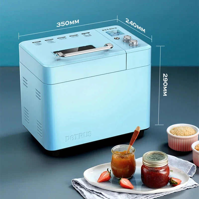 PE9709 electric bread machine Bread Maker toast kneading machine, silent sprinkling of fruit material new