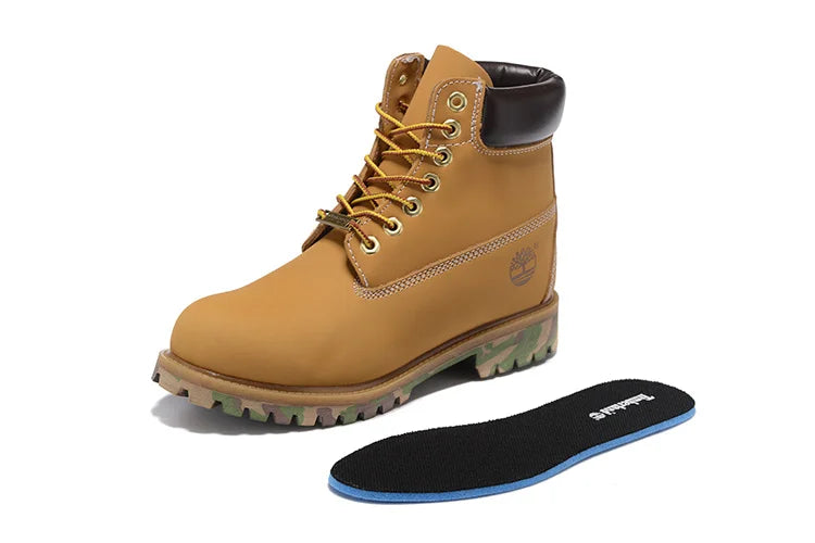 NEW 2024 TIMBERLAND Men Unique 10061 Camouflage Anti-Slip Bottom Boots Men's Male Leather Ankle Wheat Yellow Hiking Shoes 40-45  WE OFFER 10% OFF FOR ANY PURCHASES