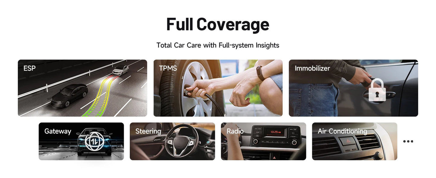 TOPDON Carpal OBD2 Scanner Bluetooth for Car All System Diagnostic Tool iOS Android Vehicle Health Check Smog Check Battery Test