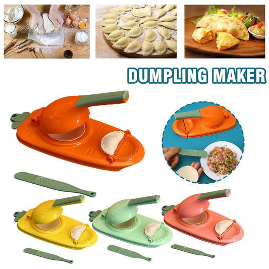Our New collections  2 In 1 Kitchen Dumpling Making Tool Baking Pastry Manual Artifact For Pressing Dumpling Skin Wrapper Mould Dough Press Maker